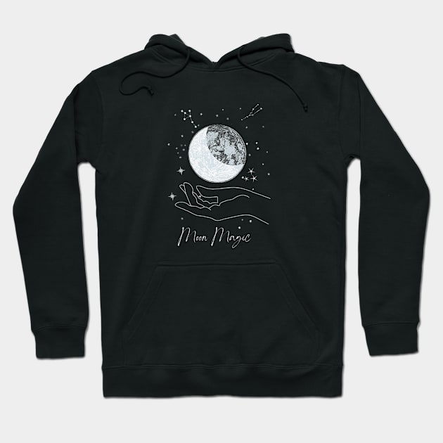 Moon Magic Dark Hoodie by AtHomeNinjaKeisha